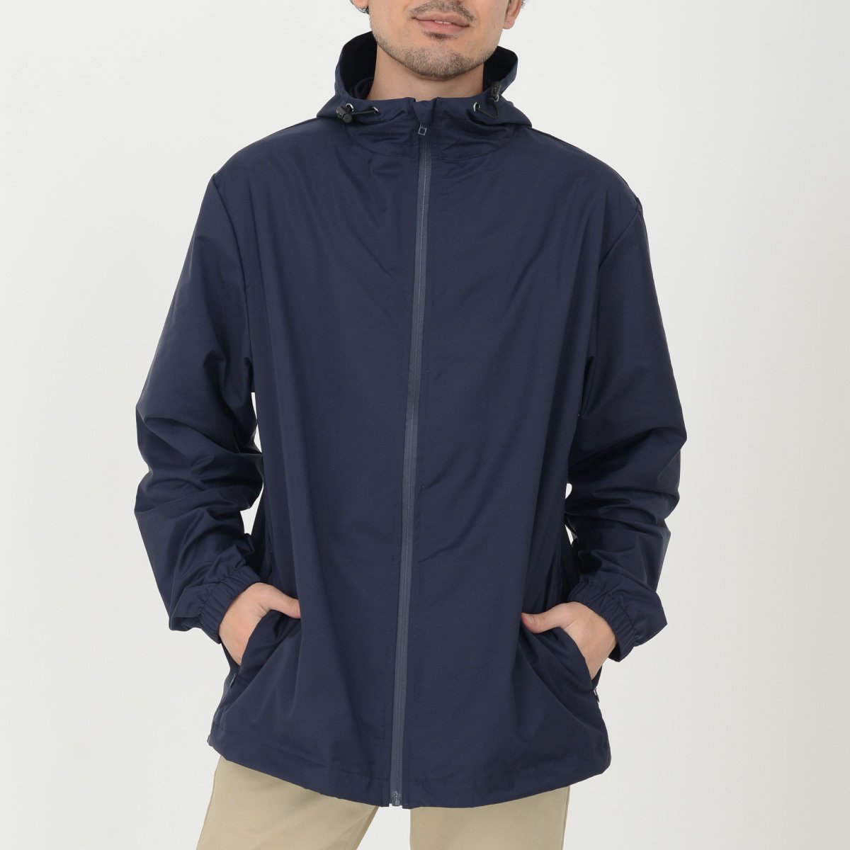 ストレッチフードジャケット | メンズ | 1枚 | MJ0080 | ネイビー