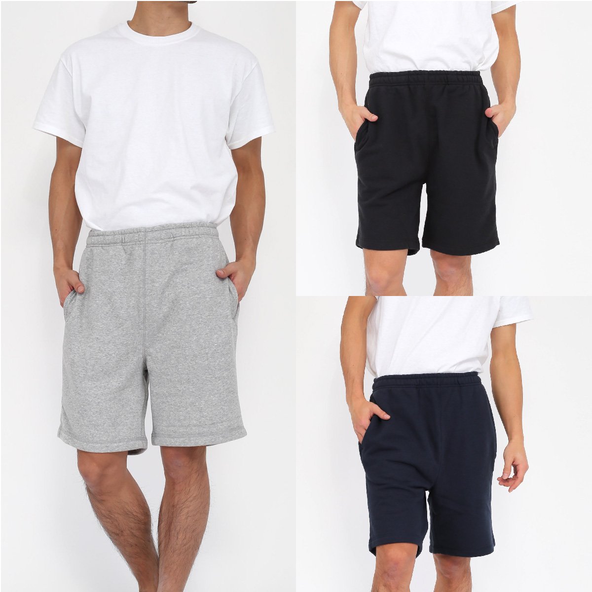 10オンスフレンチテリーショーツ | メンズ | 1枚 | MP6407 | Vブラック