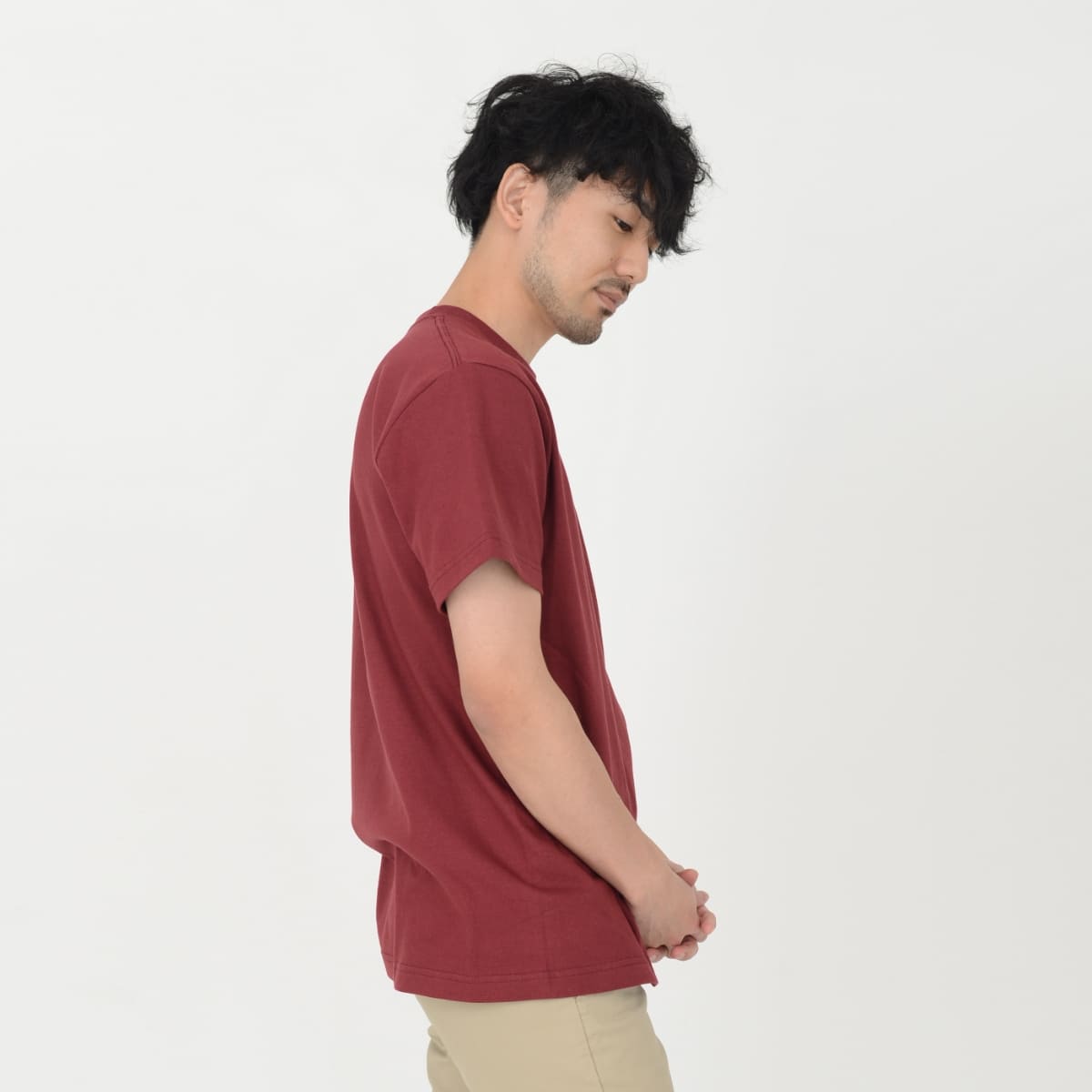 5.6オンスハイグレードコットンTシャツ（カラー） | ビッグサイズ | 1枚 | MS1161O | バーガンディ