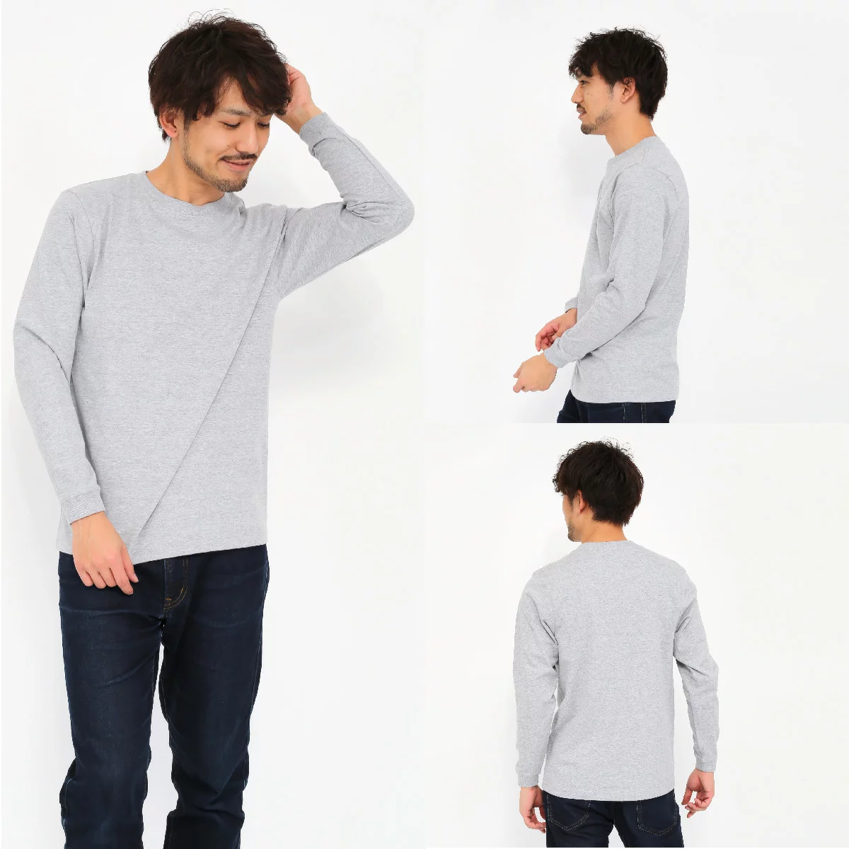 6.2オンスヘビーウェイトロングスリーブＴシャツ（カラー） | メンズ | 1枚 | MS1607 | ブラック