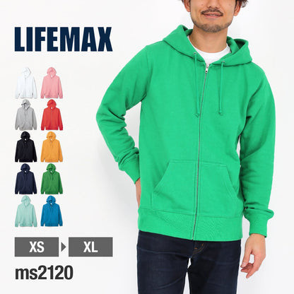 10オンスフレンチテリーフルジップパーカ | メンズ | 1枚 | MS2120 | Vブラック