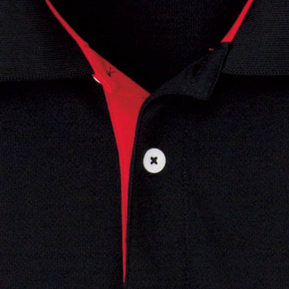 裾ラインリブポロシャツ | レディース | 1枚 | MS3117 | ブラック