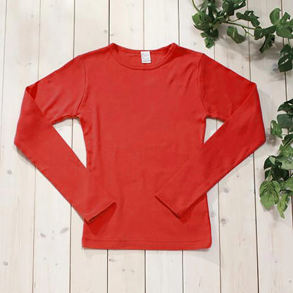 L/S　Tシャツ | レディース | 1枚 | DM4510 | レッド