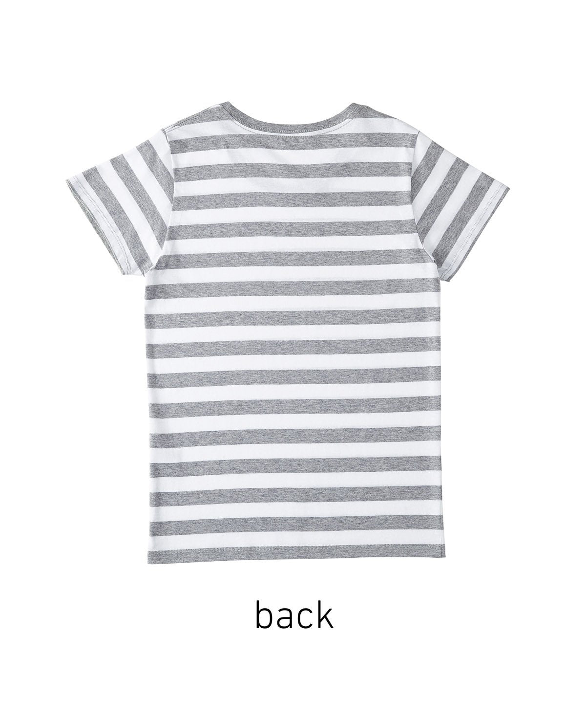 ウィメンズボーダーTシャツ | レディース | 1枚 | SBT-126 | ヘザーグレー×ブラック