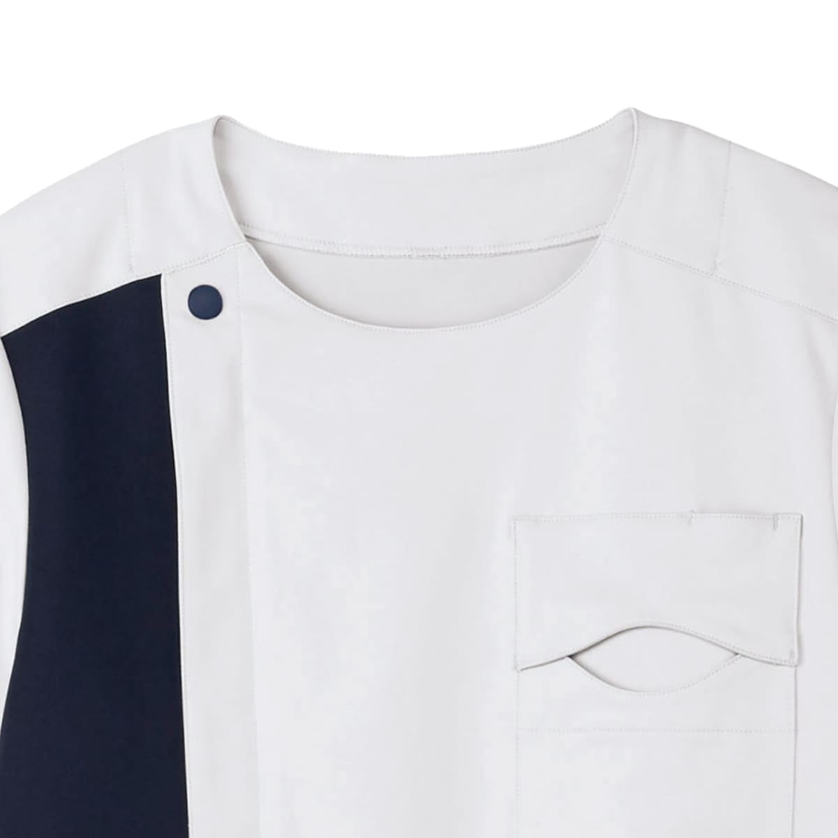 ユニセックススクラブ | メディカルウェア | 1枚 | TB4503U | グレー×ネイビー