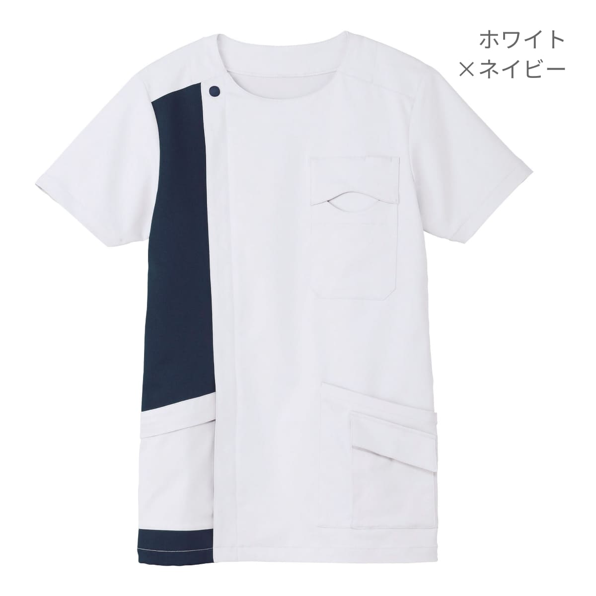 ユニセックススクラブ | メディカルウェア | 1枚 | TB4503U | ネイビー×グレー