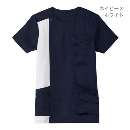 ユニセックススクラブ | メディカルウェア | 1枚 | TB4503U | ネイビー×グレー