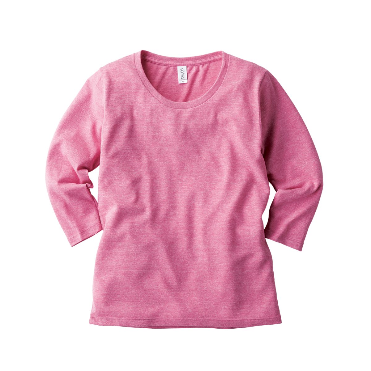 トライブレンド3/4スリーブTシャツ(レディース) | レディース | 1枚 | TBL-117 | ヘザーピンク