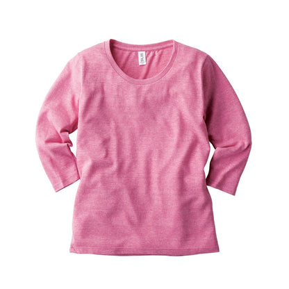 トライブレンド3/4スリーブTシャツ(レディース) | レディース | 1枚 | TBL-117 | ヘザーブルー