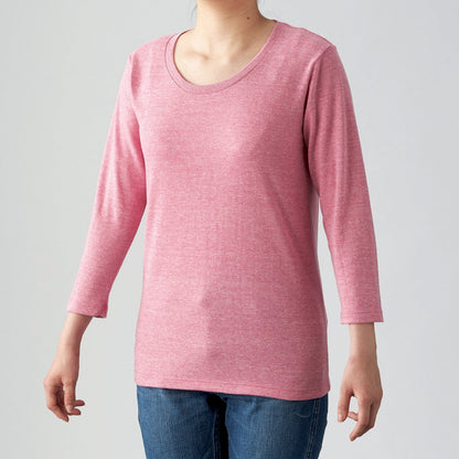 トライブレンド3/4スリーブTシャツ(レディース) | レディース | 1枚 | TBL-117 | ヘザーグリーン