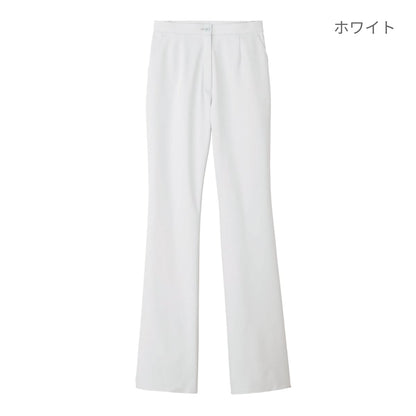 レディースブーツカットパンツ | メディカルウェア | 1枚 | TP6300L | ホワイト
