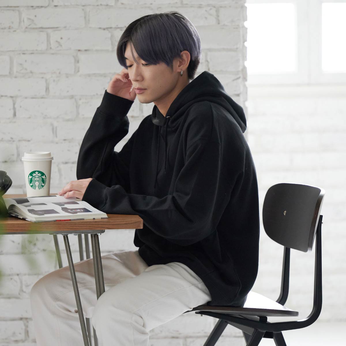 レギュラーPOパーカー 10.0oz | メンズ | 1枚 | tsm604s | ブラック