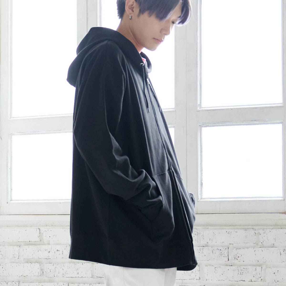 レギュラージップパーカー 10.0oz | メンズ | 1枚 | tsm605s | ヘザーグレー