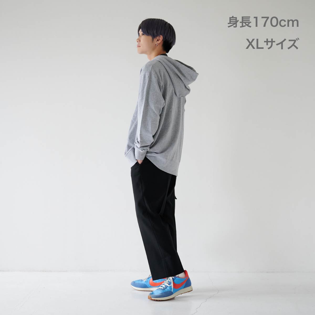 レギュラージップパーカー 10.0oz | メンズ | 1枚 | tsm605s | ヘザーグレー