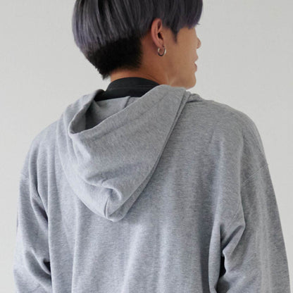レギュラージップパーカー 10.0oz | メンズ | 1枚 | tsm605s | ヘザーグレー