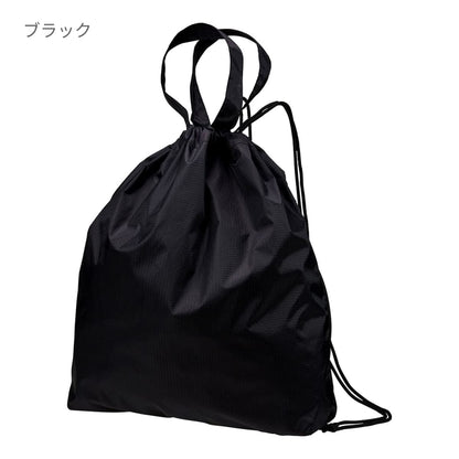 ライトナイロン リップストップ ジムサック | ノベルティ(小物) | 1枚 | 1419-01 | ブラック