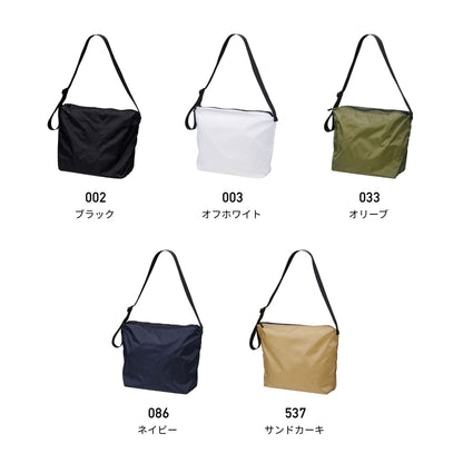 ライトナイロン リップストップ ショルダーバッグ | ノベルティ(小物) | 1枚 | 1421-01 | ブラック