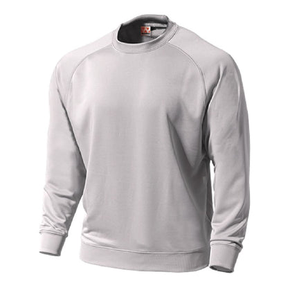 【送料無料】ドライスウェットラグランシャツ | メンズ | 1枚 | P3000 | ホワイト