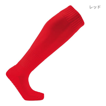 【送料無料】滑り止め付　サッカーソックス | ユニフォーム | 1枚 | P11 | レッド