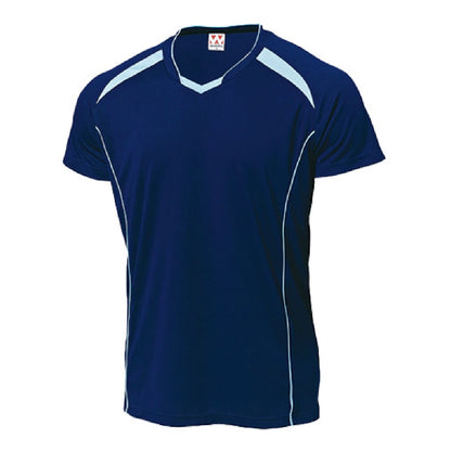 【送料無料】バレーボールシャツ | ユニフォーム | 1枚 | P1610 | ネイビー×サックス