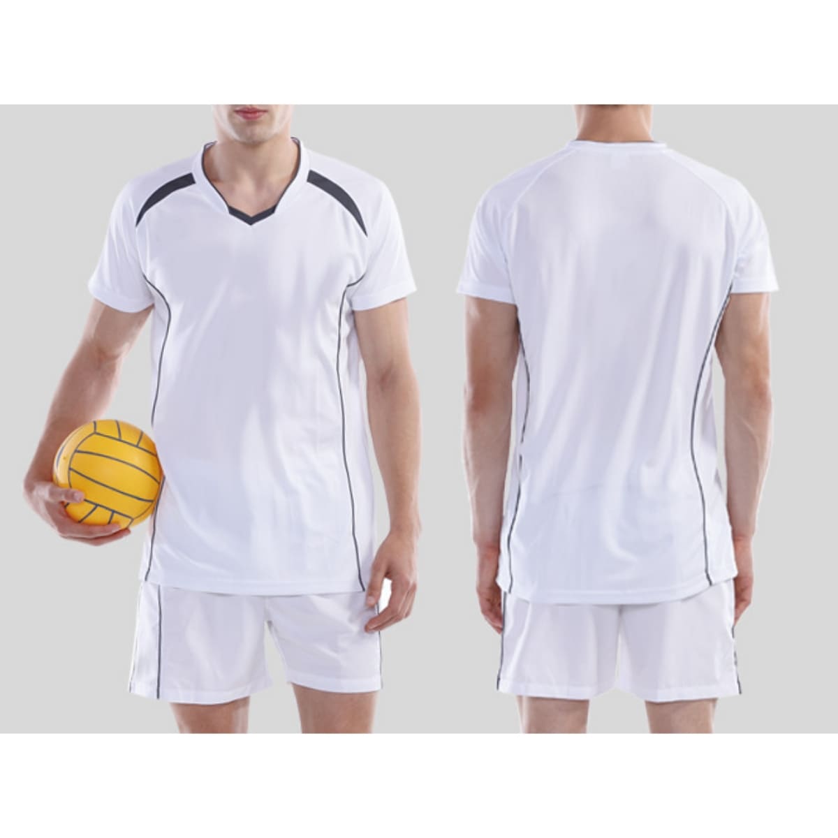 【送料無料】バレーボールシャツ | ユニフォーム | 1枚 | P1610 | ブラック×イエロー