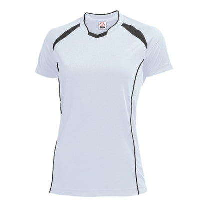 【送料無料】ウィメンズバレーボールシャツ | ユニフォーム | 1枚 | P1620 | レッド×ブラック