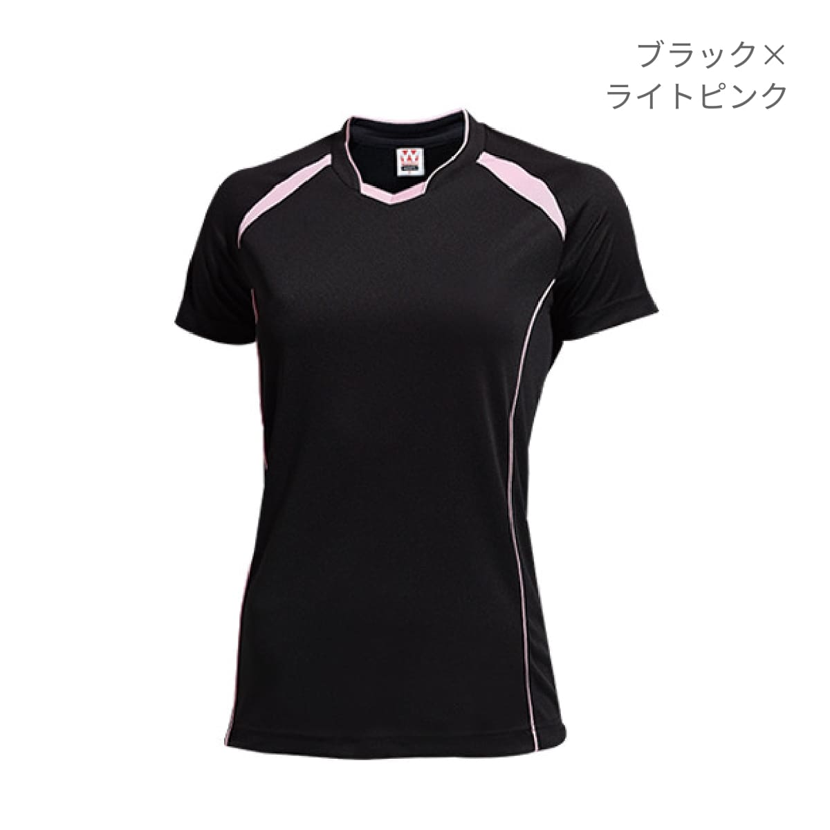 【送料無料】ウィメンズバレーボールシャツ | ユニフォーム | 1枚 | P1620 | レッド×ブラック