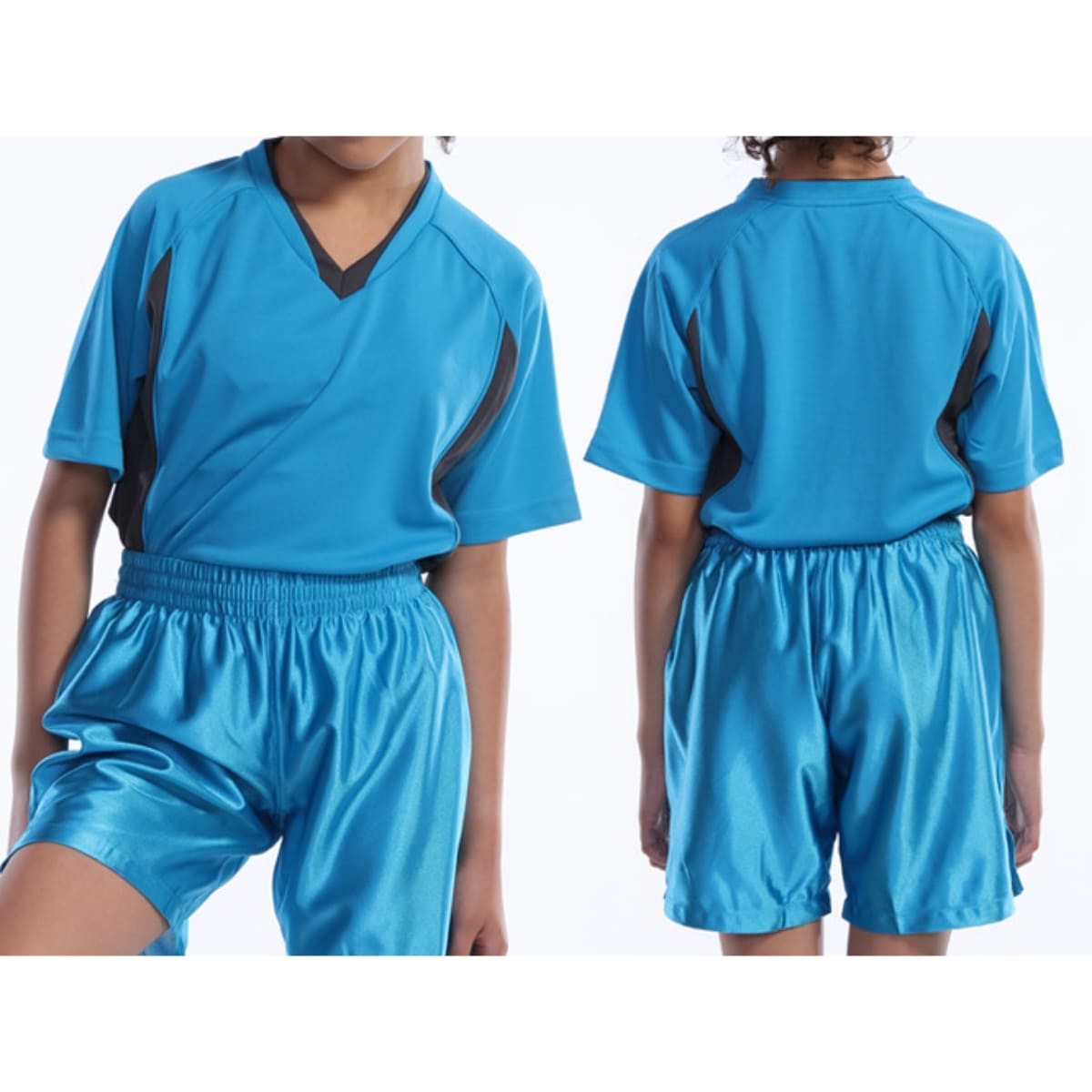 【送料無料】ベーシックサッカーシャツ | ユニフォーム | 1枚 | P1910 | ブラック