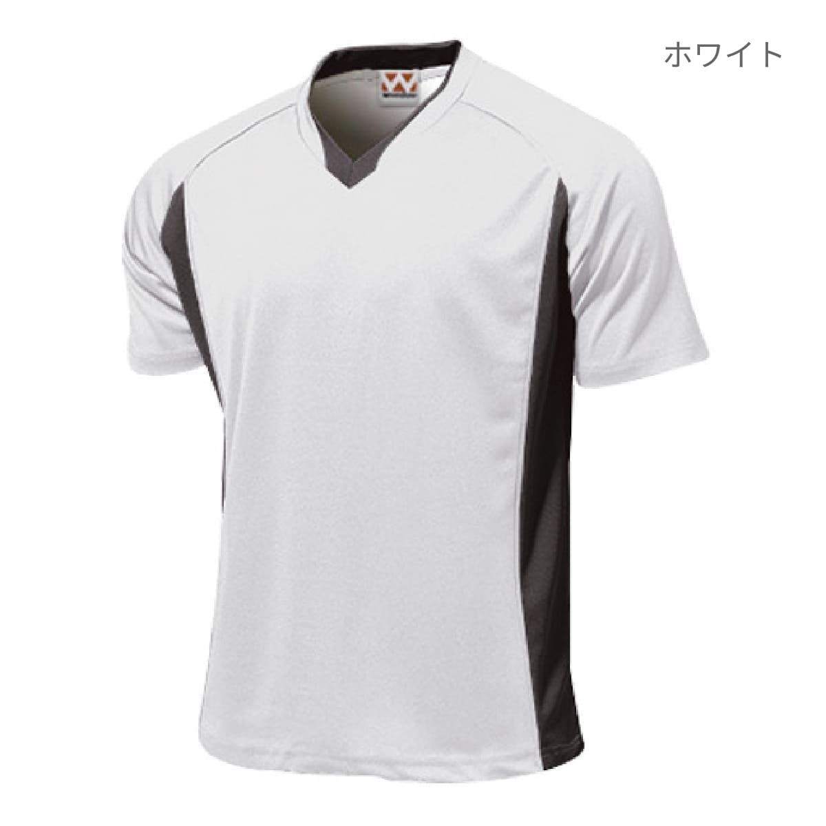 【送料無料】ベーシックサッカーシャツ | ユニフォーム | 1枚 | P1910 | ホワイト