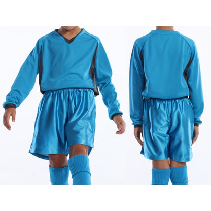 【送料無料】ベーシックロングスリーブサッカーシャツ | ユニフォーム | 1枚 | P1930 | バーガンディ