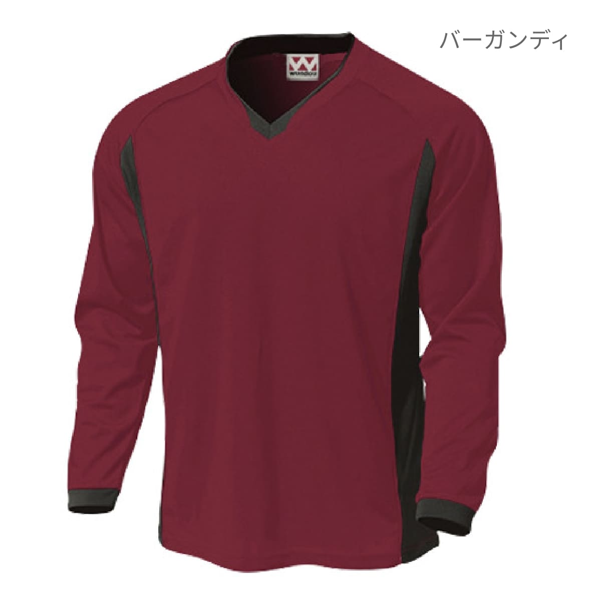 【送料無料】ベーシックロングスリーブサッカーシャツ | ユニフォーム | 1枚 | P1930 | グリーン