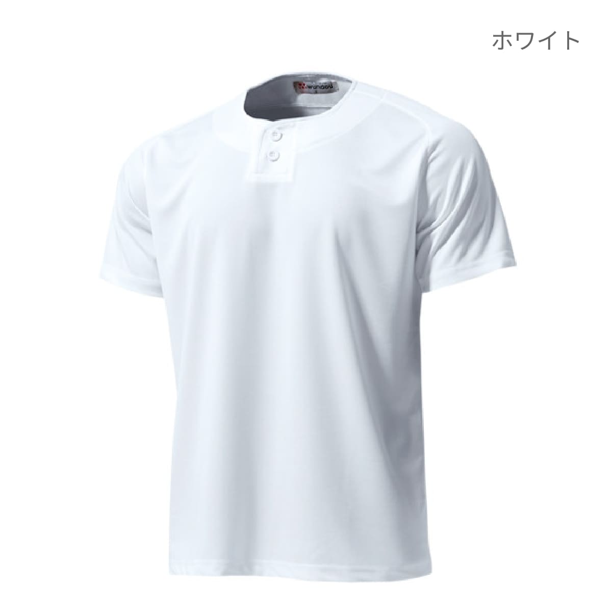 【送料無料】セミオープンベースボールシャツ | ユニフォーム | 1枚 | P2710 | ネイビー