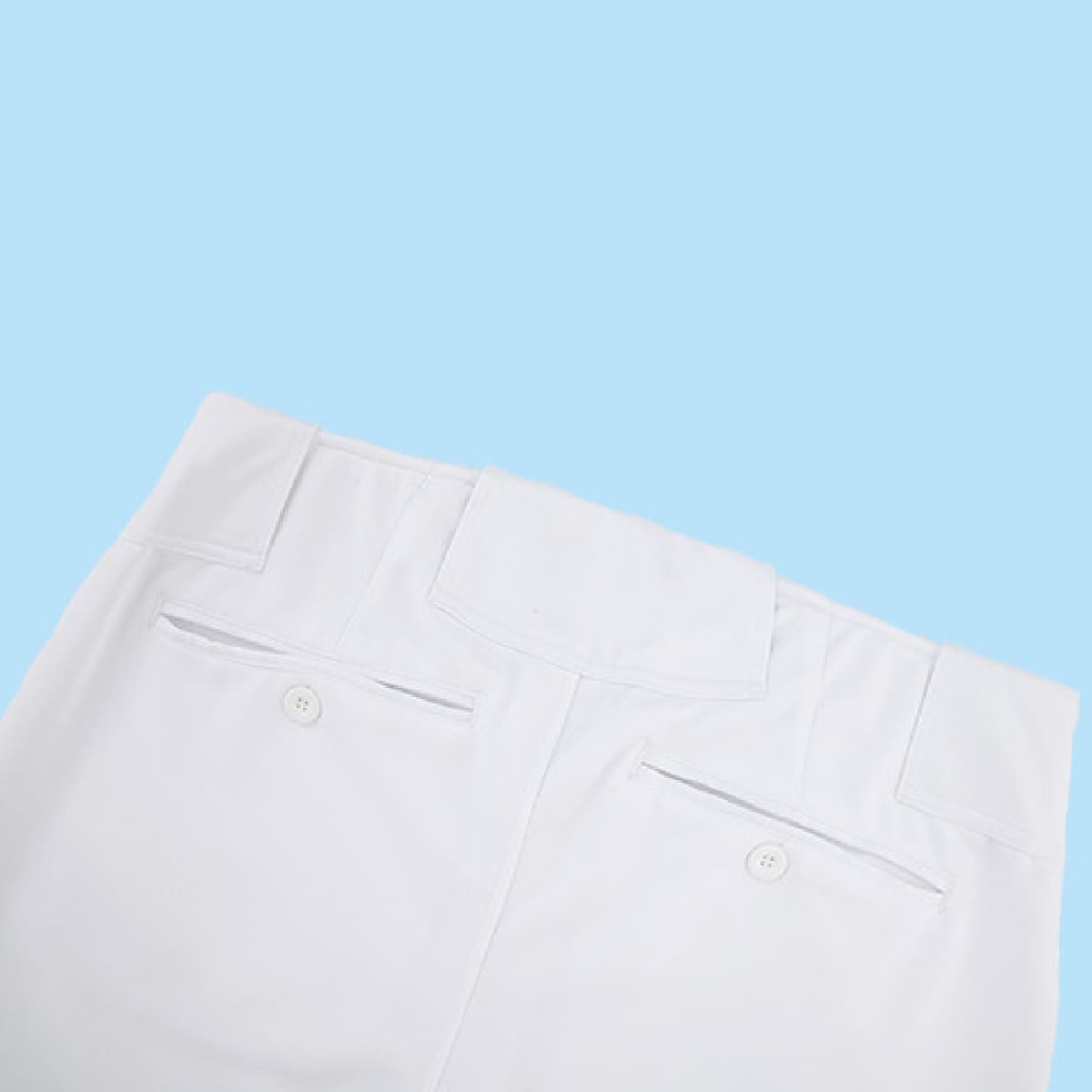 【送料無料】ベースボールパンツショート | ユニフォーム | 1枚 | P2780 | ホワイト