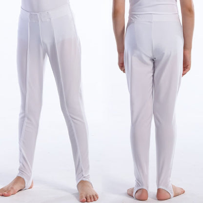 【送料無料】男子体操パンツロング | ユニフォーム | 1枚 | P450 | ホワイト