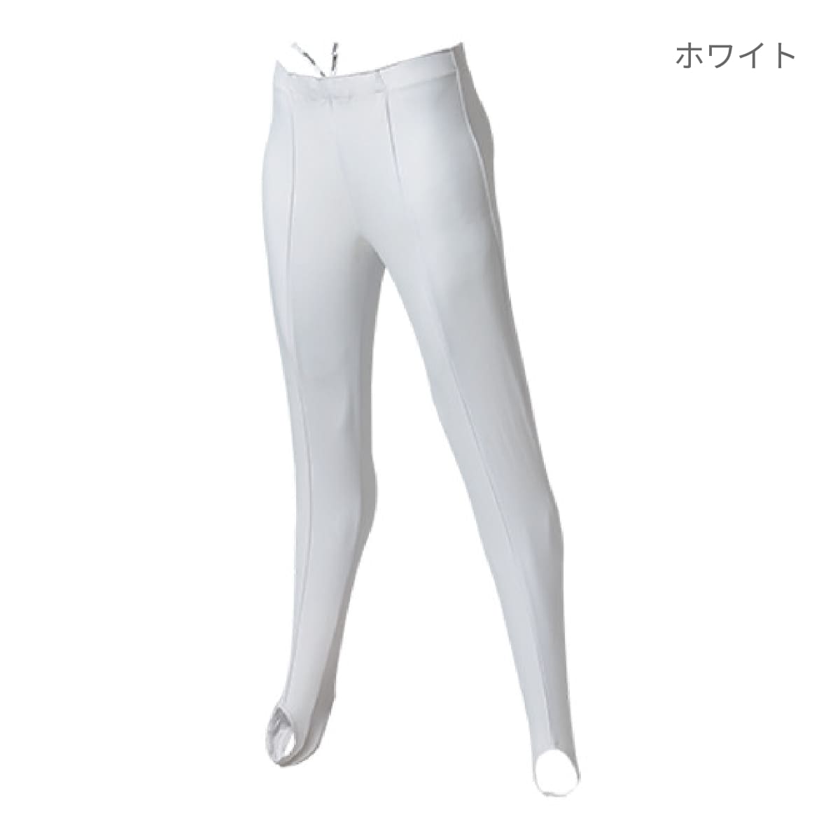 【送料無料】男子体操パンツロング | ユニフォーム | 1枚 | P450 | ホワイト