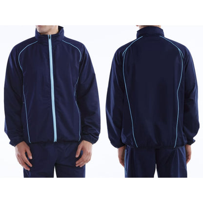 【送料無料】ウォームアップウインドブレーカージャケット | ユニフォーム | 1枚 | P4800 | ネイビー×蛍光ピンク
