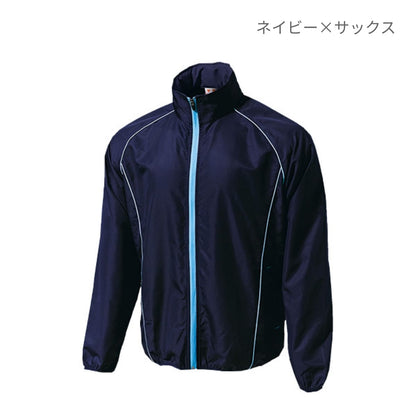 【送料無料】ウォームアップウインドブレーカージャケット | ユニフォーム | 1枚 | P4800 | ネイビー×蛍光ピンク