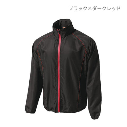 【送料無料】ウォームアップウインドブレーカージャケット | ユニフォーム | 1枚 | P4800 | ネイビー×蛍光ピンク