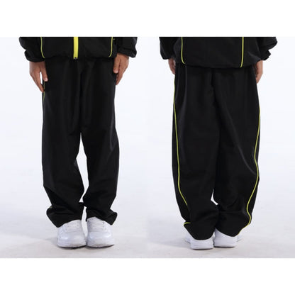 【送料無料】ウォームアップウインドブレーカーパンツ | ユニフォーム | 1枚 | P4850 | ブラック×ダークレッド