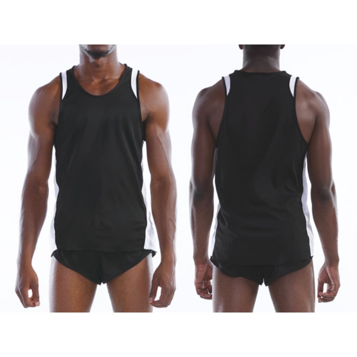 【送料無料】ランニングシャツ | ユニフォーム | 1枚 | P5510 | レッド×ホワイト