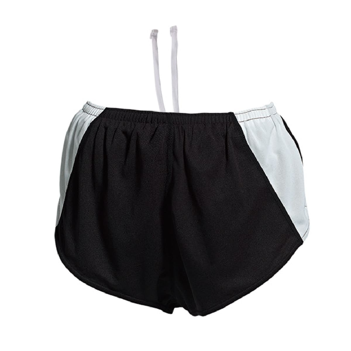 【送料無料】ウィメンズランニングパンツ | ユニフォーム | 1枚 | P5590 | ブラック×ホワイト