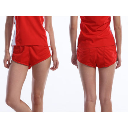 【送料無料】ウィメンズランニングパンツ | ユニフォーム | 1枚 | P5590 | ブラック×ホワイト