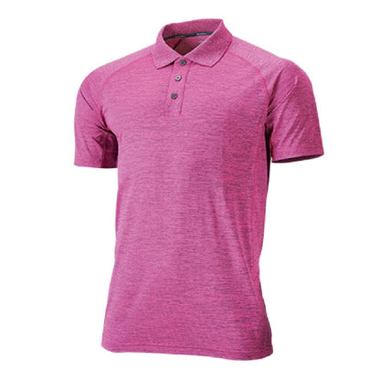 【送料無料】フィットネスポロシャツ | ユニフォーム | 1枚 | P715 | チャコールグレーミックスブラック