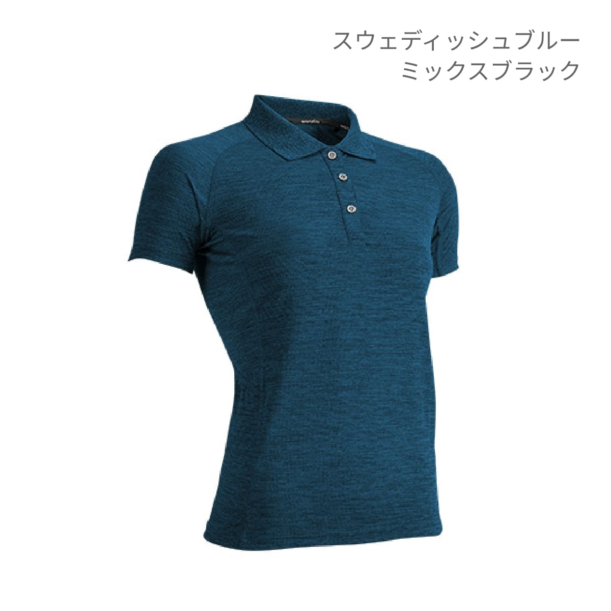 【送料無料】ウィメンズフィットネスポロシャツ | ユニフォーム | 1枚 | P725 | ピンクカーネーションミックスブラック