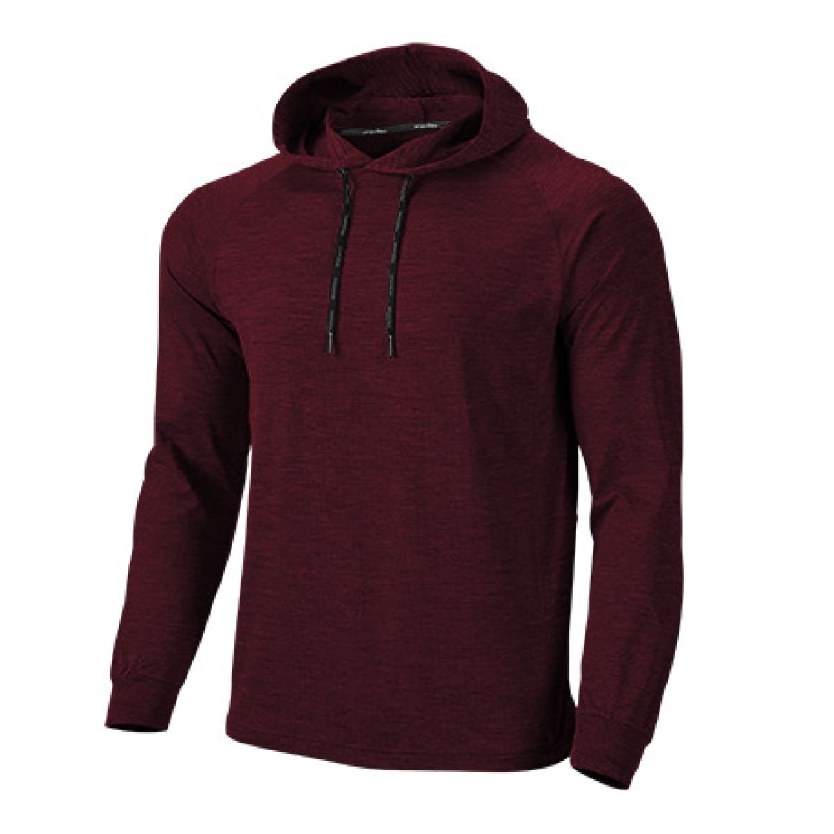 【送料無料】フィットネスフーディロングスリーブシャツ | ユニフォーム | 1枚 | P750 | スウェディッシュブルーミックスブラック