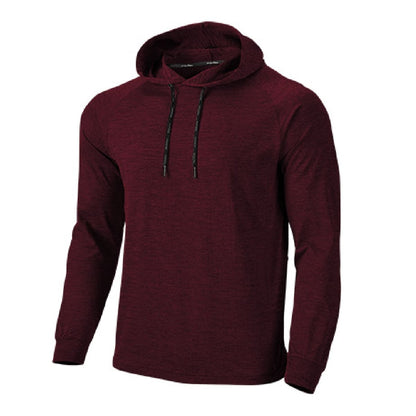 【送料無料】フィットネスフーディロングスリーブシャツ | ユニフォーム | 1枚 | P750 | スウェディッシュブルーミックスブラック