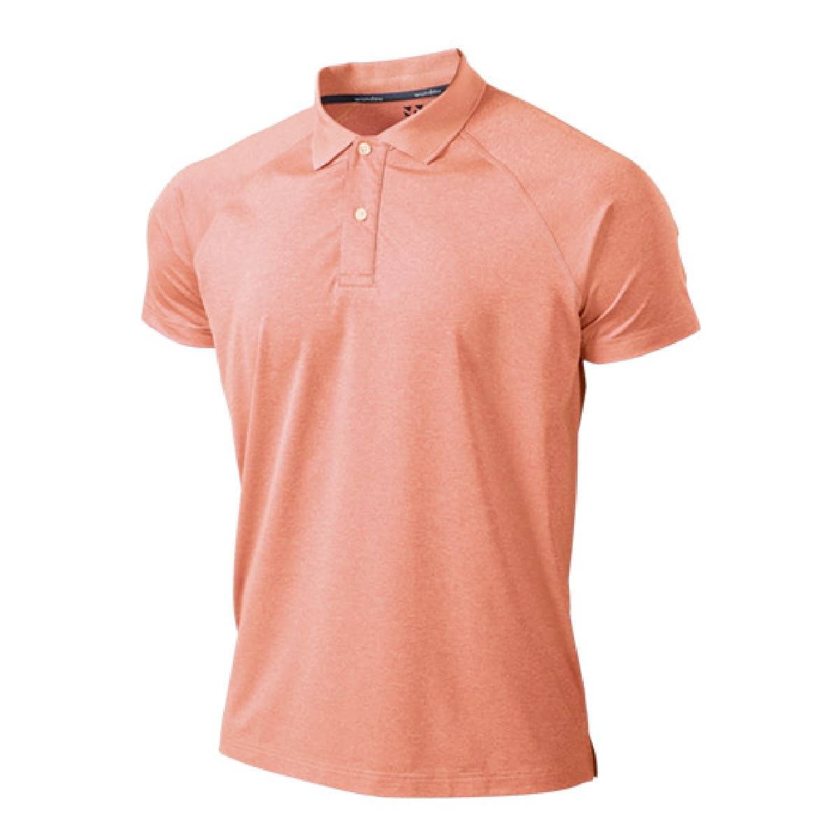 【送料無料】フィットネスストレッチポロシャツ | ユニフォーム | 1枚 | P815 | パープルミックスホワイト