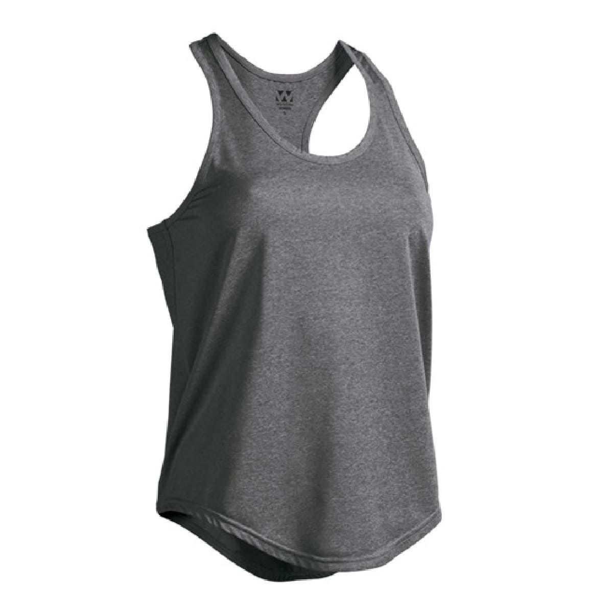 【送料無料】ウィメンズフィットネスストレッチタンクトップ | ユニフォーム | 1枚 | P880 | ブラックミックスホワイト